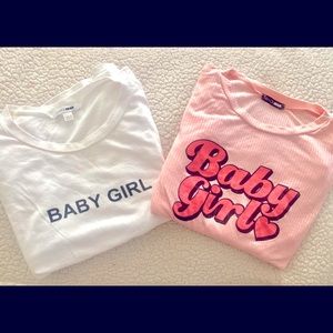 Fashion Nova Baby Girl Top Bundle *2 SHIRTS